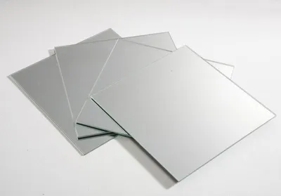 Image de Set de 4 miroirs carrés 20 x 20 cm