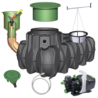 Produktbild von Graf Platin Komplettpaket Garten-Jet begehbar 1500 l