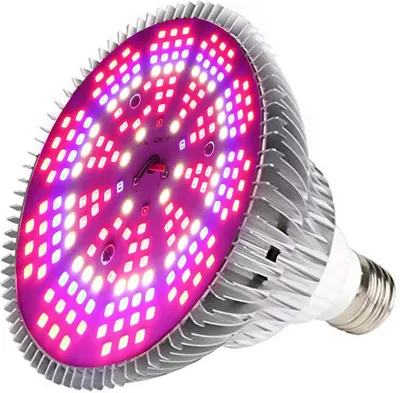 Produktbild von E27 Vollspektrum Pflanzenlicht mit 200 LEDs, für Zimmerpflanzen, Hydroponik, Gewächshaus, Gemüse & Blumen