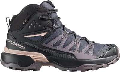 Imagen del producto de Botas de senderismo Salomon X Ultra 360 Mid GTX para mujer, color gris/verde menta, talla 40 2/3