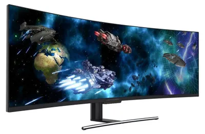 Zdjęcie produktu dla LC-Power LC-M49-DFHD-144-C-Q, 124,5 cm (49"), 3840 x 1080 px, UltraWide Full HD, QLED, 6 ms, Czarny