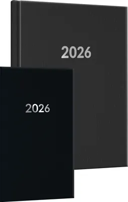 Produktbild von Buchkalender-Set: Buchkalender & Wochenplaner 2026 schwarz