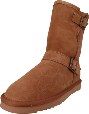 Productafbeelding van Warmbat Australia, sportieve laarzen voor dames, kangoeroenleer, model KNG 3267, bruin