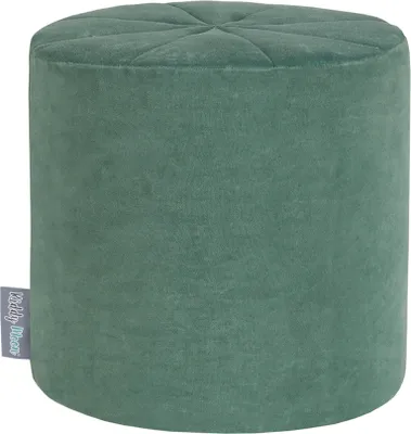 Produktbild von KiddyMoon Velvet Spielplatz Aus Schaumstoff Element Puff Für Hindernisläufen Und Bällebad Für Babys Und Kinder, Waldgrün