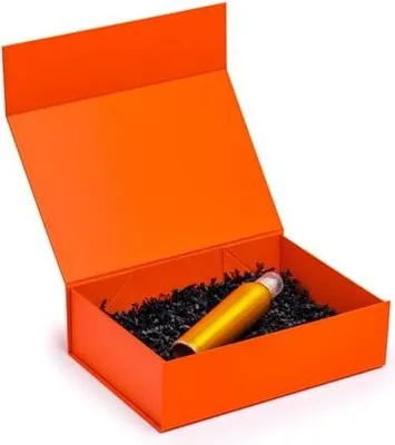 Obrázok produktu pre Magnetická darčeková krabička 350 x 250 x 100 mm Oranžová Elegantná Pre darčeky