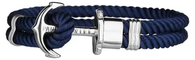 Produktbild von Paul Hewitt Nylon Armband blau silber PH-PH-N-S-N