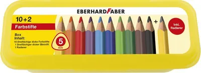 Produktbild von EberhardFaber Buntstifte Jumbo dreikant 12 tlg. Box