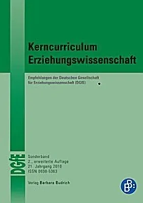 Produktbild von Kerncurriculum Erziehungswissenschaft