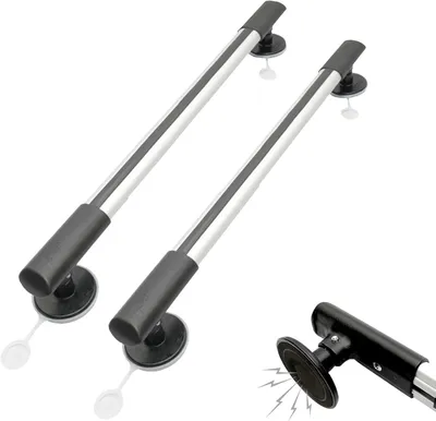 Image de Porte-bagages magnétique pour voitures, barres de toit universelles en aluminium, réglables en longueur, pour kayaks, planches de surf, canoës, snowboards, paddlesurf