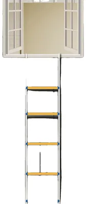 Obrázok produktu pre Seilleiter, dĺžka 12 metrov, priemer 0,9 palca, nosnosť 200 kg, vyrobený z odolného materiálu, všestranné použitie