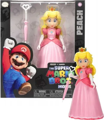 Produktbild von Jakks Pacific Super Mario Movie Prinzesin Peach Figur 13 cm