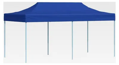 Produktbild von Faltpavillon 3x6 m Blau Partyzelt Festzelt Gartenzelt