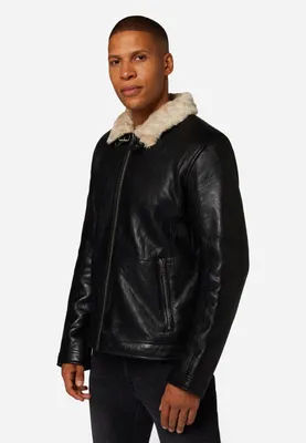 Produktbild von Arthur Herren Lederjacke – Schwarz / XL