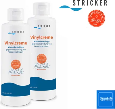Immagine prodotto di Wasserbett Vinylpflege - 2x Vinylcreme - Pflegt und schützt Vinyl vor Verhärtung