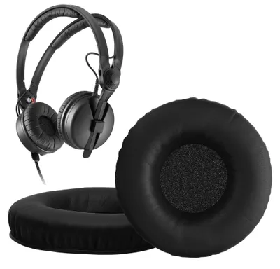 Produktbild von kwmobile 2x Ohr Polster für Sennheiser HD25 / HD25-1 II / HD250BT Ohrpolster - Ersatz Ohrpolster - Kopfhörer Ersatzteile - Kopfhörer Ersatzpolster für