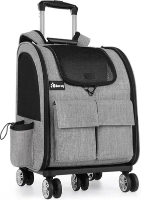 Produktbild von Famanu Transporttas für Haustiere 3-in-1 - Trolley, Rucksack, Tragetasche