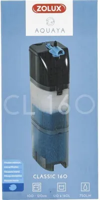 Obrázok produktu pre Vnútorný filter Zolux Classic, pre akváriá s objemom 120 až 160 l, prietok 750 l/h, 14 W
