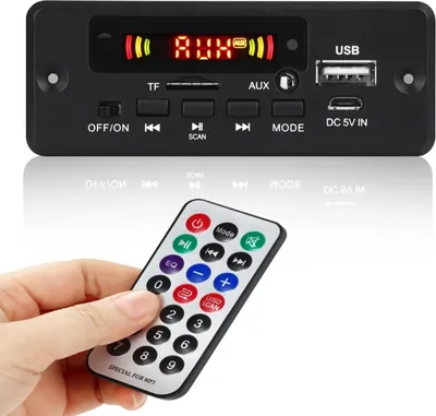 Immagine prodotto di Auto 12V Audio MP3 Player Decoder Board FM Radio TF Card USB AUX, con Bluetooth / telecomando