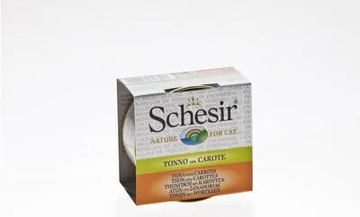 Produktbild von Schesir Thunfisch mit Karotten 70 gx24