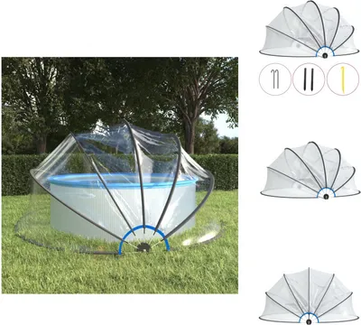 Produktbild von vidaXL Pool-Kuppel 500x250 cm -  Poolabdeckungen & -unterlagen