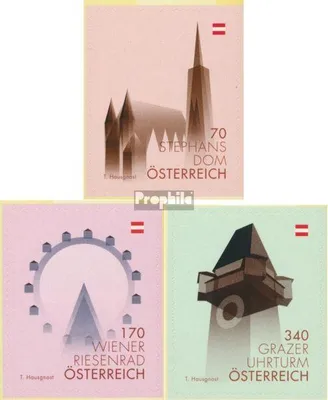 Produktbild von Briefmarken Österreich 2014 Mi 3124-3126 (kompl.Ausg.) postfrisch Wahrzeichen