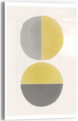 Produktbild von DEQOART Glasbild Echtglas 60x90 cm 'Zen Eklipse' Wandbild Bild modern Deko