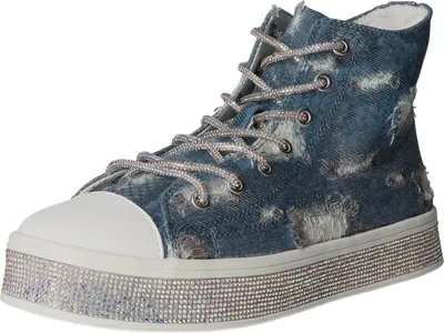 Produktbild von Cats Damen-Schnürstiefelette Blau-Weiß, Farbe:blau, EU Größe:41
