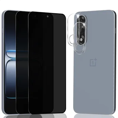 Zdjęcie produktu dla 2-pak OnePlus Nord 5 Privacy Szkło ochronne na ekran & 2-pak ochrona obiektywu - Szkło hartowane 9H - Super jakość 3D