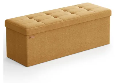 Produktbild von Sitzhocker mit Stauraum | Ingwergelb | 110x38x38 cm