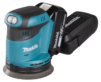 Immagine prodotto di Makita DBO 180 RTJ Levigatrice orbitale a batteria 18V + 2x Batterie 1,5Ah + Caricabatterie + Valigetta Makpac