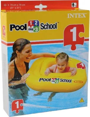 Produktbild von INTEX Babysicherheitsring Pool School Step 1, 79x79 cm