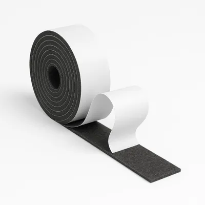 Produktbild von Bertoni Filzband Selbstklebend 2 cm × 1,5 m – Schwarzer Schutzfilz 4 mm, 350 g/m² – Starker Möbel-Filzstreifen zum Schutz vor Kratzern & Geräuschen