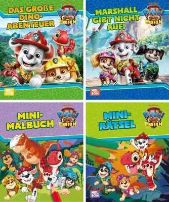 Produktbild von Nelson Mini-Bücher: PAW Patrol - Der Dinofilm 1-4