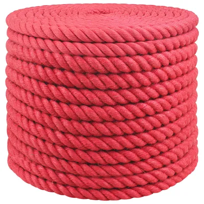 Produktbild von vidaXL Juteseil Rot 100% Tossa Jute