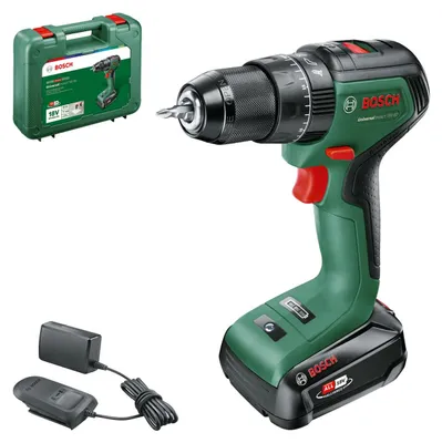 Image de Perceuse à percussion Universal Impact 18V-60 - BOSCH - avec 1 batterie 2Ah - coffret - 06039D7101