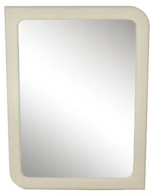 Imagen del producto de Espejo Pomax Salamanca, color blanco, dimensiones: 100 cm de largo x 75 cm de ancho x 3 cm de profundidad