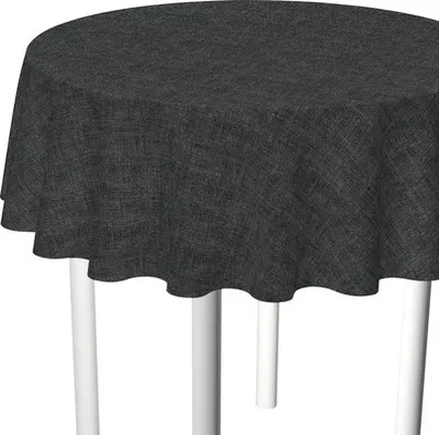 Produktbild von Tischdecke Tino Leinen anthrazit Ø 160 cm