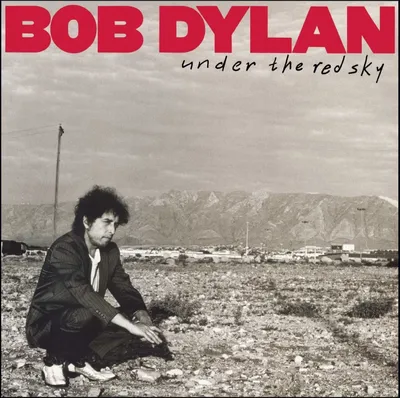 Productafbeelding van Bob Dylan, "Under The Red Sky". LP.