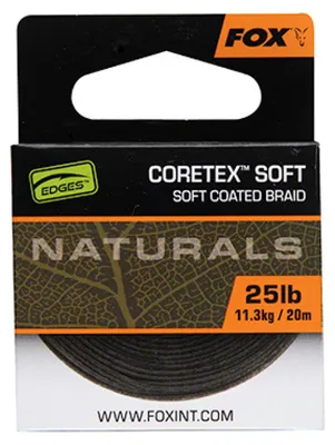 Imagen del producto de Fox Edges Naturals Coretex, cuerda suave, 20 metros - 25 libras / 11.3 kg