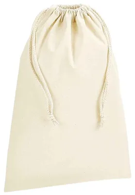 Produktbild von Westford Mill - Turnbeutel "Premium", Baumwolle aus biologischem Anbau FK1294 (48 cm x 31 cm) (Natürlich)