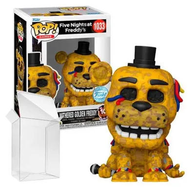 Produktbild von Funko Pop! Games: Five Nights at Freddy's - Withered Golden Freddy #1033 Special edition Exclusive