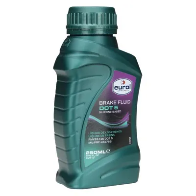 Produktbild von Eurol Bremsflüssigkeit Silikon DOT 5 250ml - Universal für Oldtimer / Go-Karts/ Yamaha / Harley Davidson