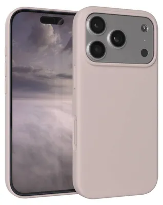 Produktbild von EAZY CASE Silikonhülle für Apple iPhone 17 Pro, Silikon Backcover Schutz in Rosa