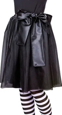 Produktbild von Chiffon/Satinrock mit Schleife, schwarz Gr 42/44