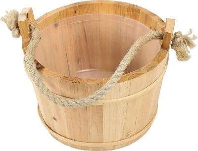 Imagen del producto de Cubo de sauna marrón