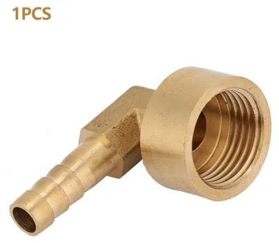 Immagine prodotto di Raccordo angolare in ottone con filettatura interna G1/2, per tubi flessibili, con collegamento a giunto, adattatore e raccordo (8 mm)