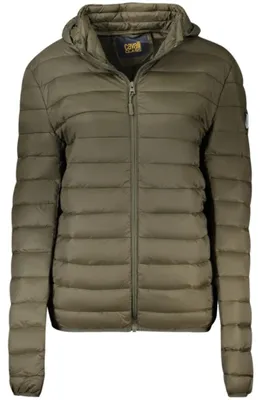 Produktbild von Grüne Herrenjacke mit abnehmbarer Kapuze und Taschen - Leicht & Stylisch