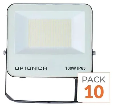 Produktbild von 10er-Pack – 100-W-Scheinwerfer, IP65, CCT – 3000 K/4000 K/6000 K