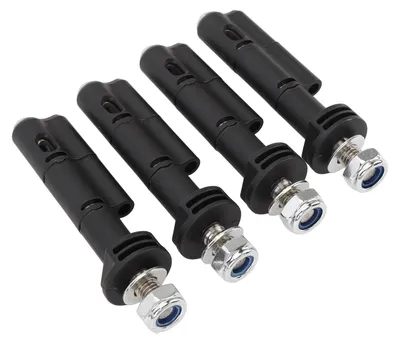 Obrázek produktu pro 4 kusy montážních kolíků o průměru 17 mm, bezpečnostní kolíky proti odcizení, náhradní sada pro záchranné desky MaxTrax MKII LITE a Mini