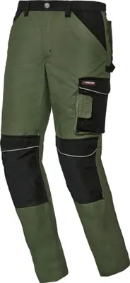 Produktbild von PARKSIDE PERFORMANCE® Herren Arbeitsbundhose, mit CORDURA® Knieverstärkung (grün/schwarz, 50)